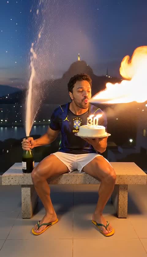 Aniversário em Chamas