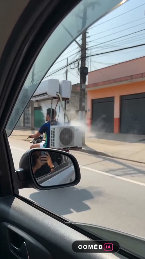 Ar-Condicionado na Moto