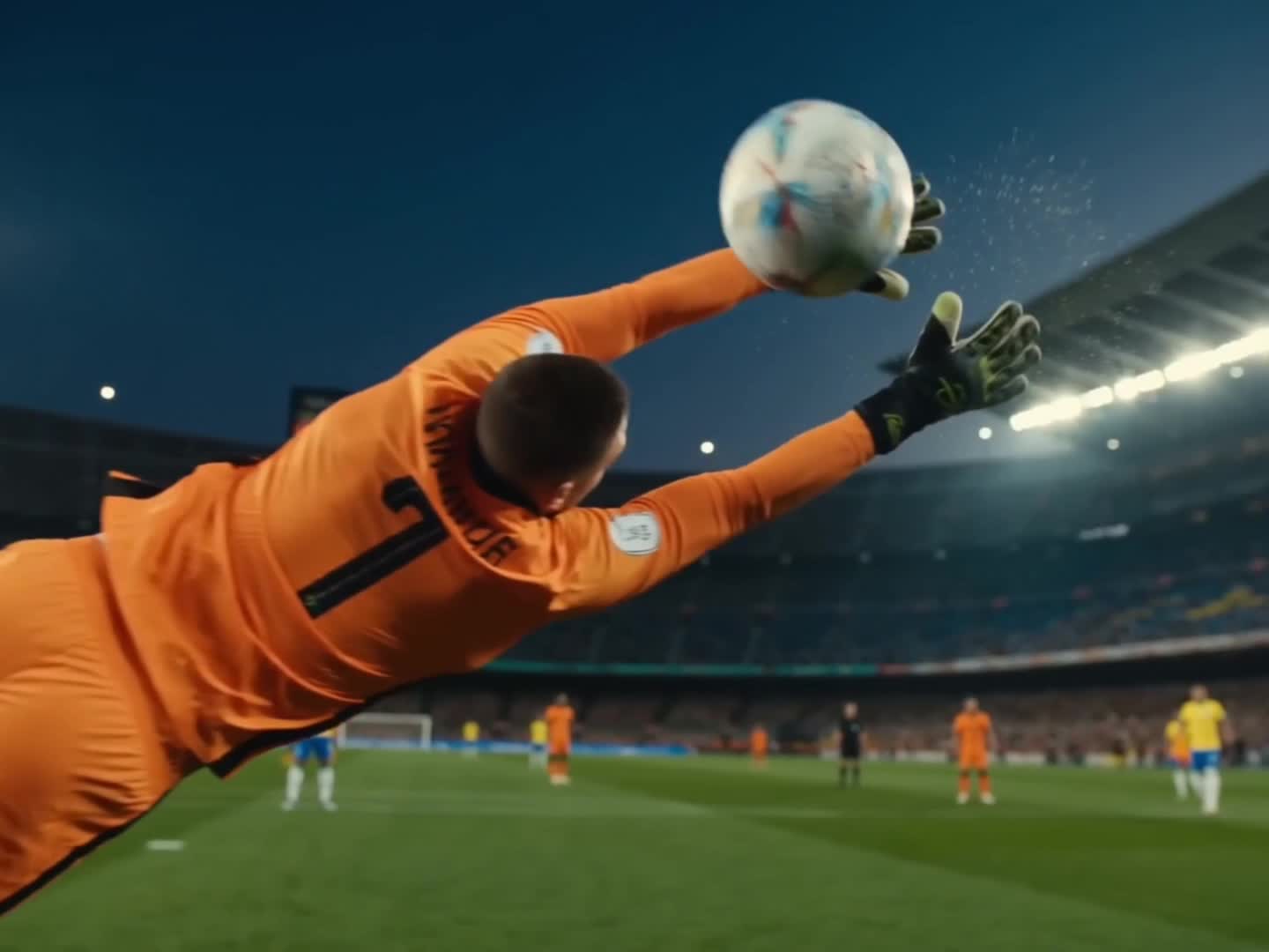 Astro do Futebol em Ação