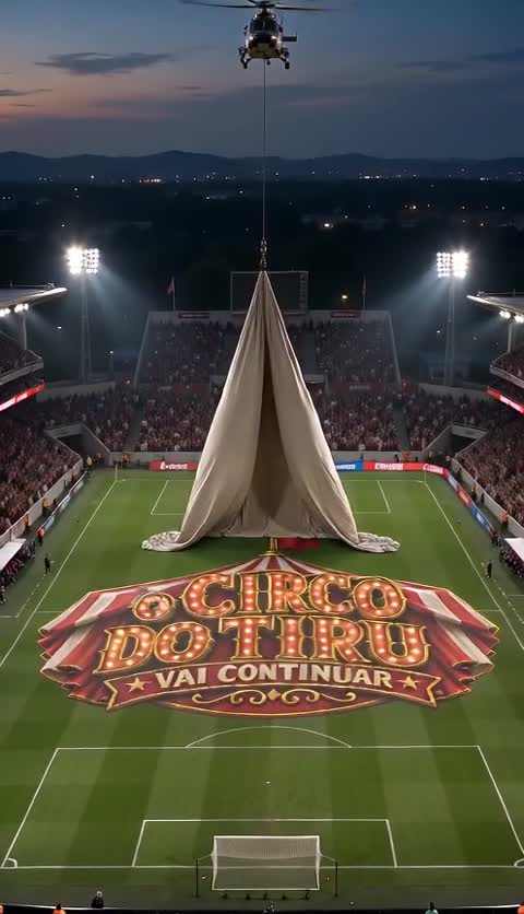 Helicóptero no Estádio